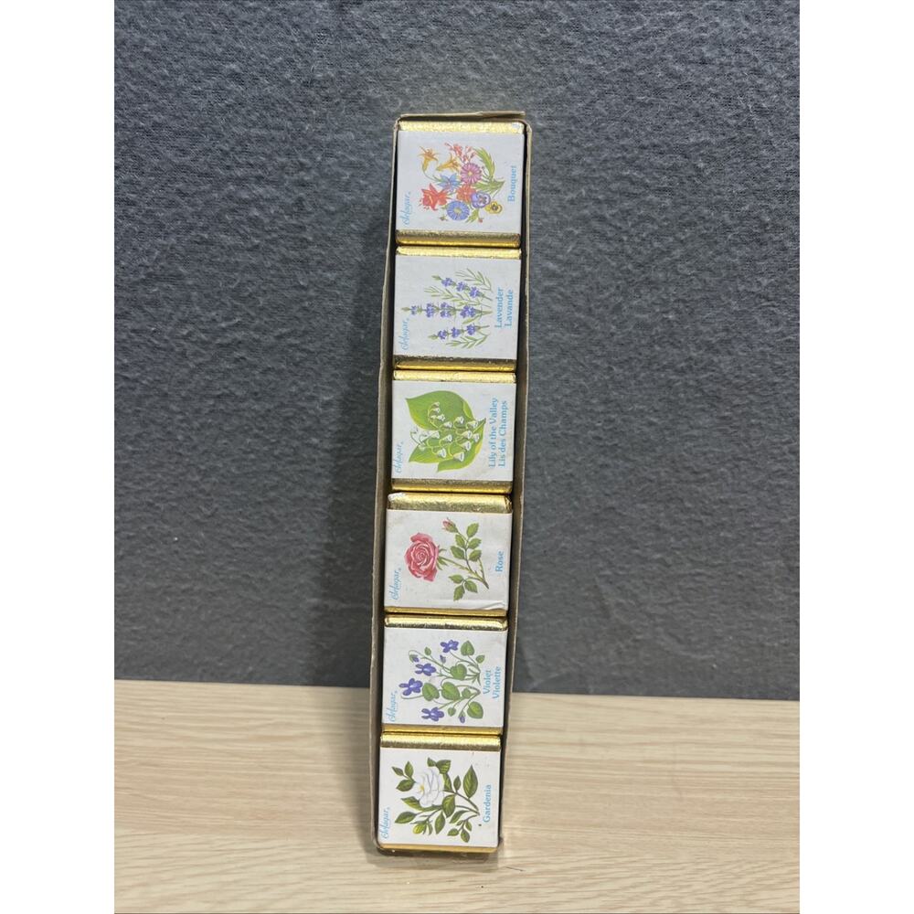 Delagar English Bath Cubes Made in England Set of 6 Floral Scents 9 oz. 250g NOS